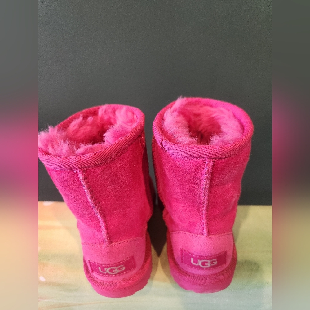 UGG Vibrant Pink Suede Boots